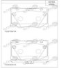 HONDA 45022SJAEOO Brake Pad Set, disc brake